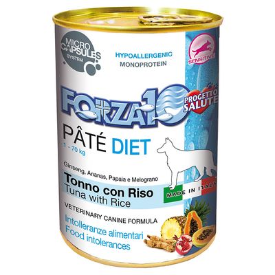 Forza10 Diet Paté Economy Pack 12 x 400 g Tuna & Rice