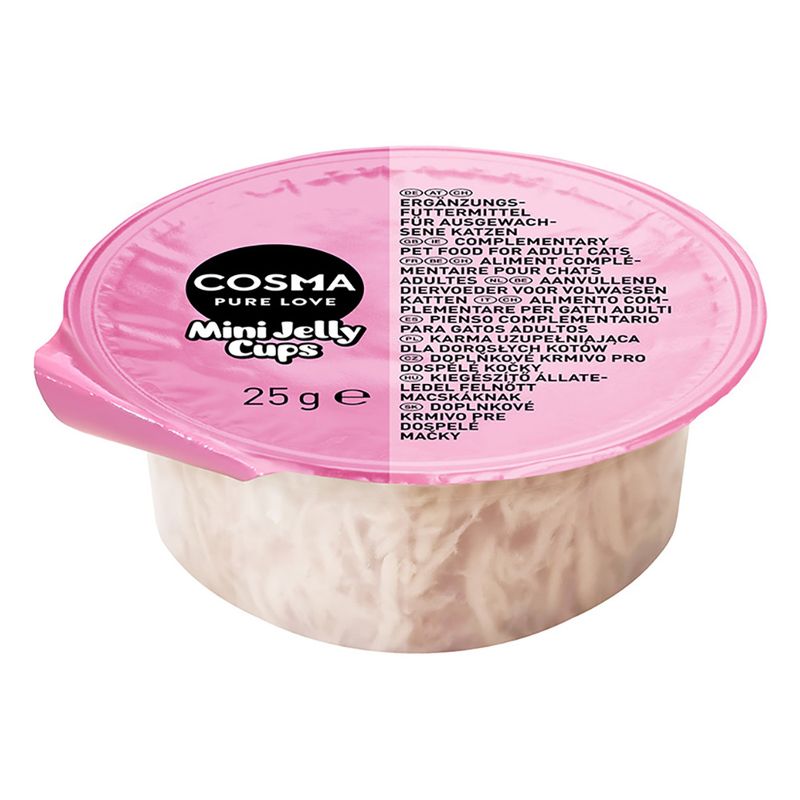 Cosma Mini Jelly Cups Saver Pack 24 x 25g Chicken Breast