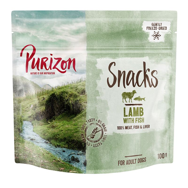 Purizon Dog Snacks Grain-Free Saver Pack 3 x 100g Beef with Chicken