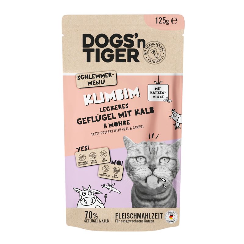 Dogs'n Tiger Cat 12 x 125g Beef & Turkey