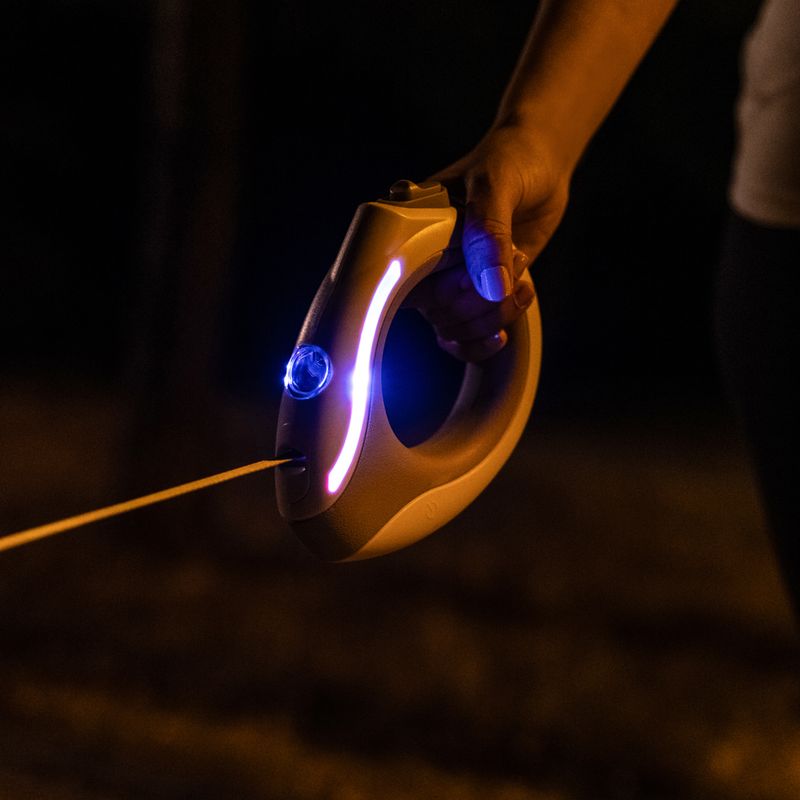 Nomad Tales Calma Retractable Lead with LED up to 15kg, approx. 3m (L)