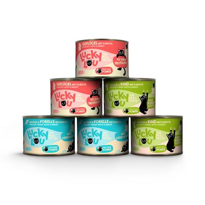 Lucky Lou Lifestage Kitten 6 x 200 g Poultry