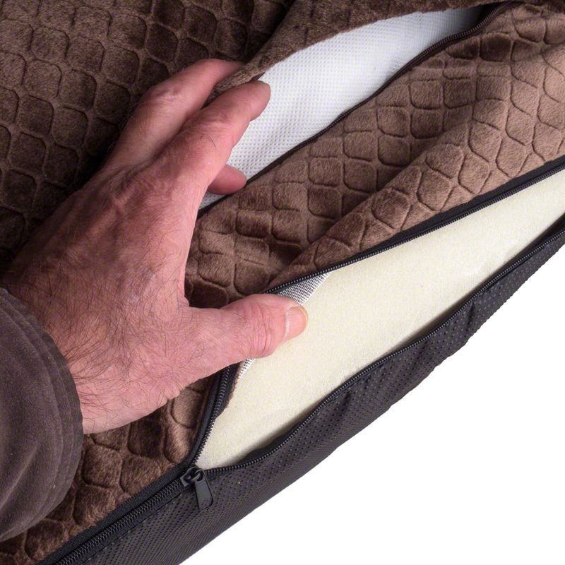 TIAKI Wellness Cuddly Sofa Brown: 100 x 65 x 30cm (L x W x H)