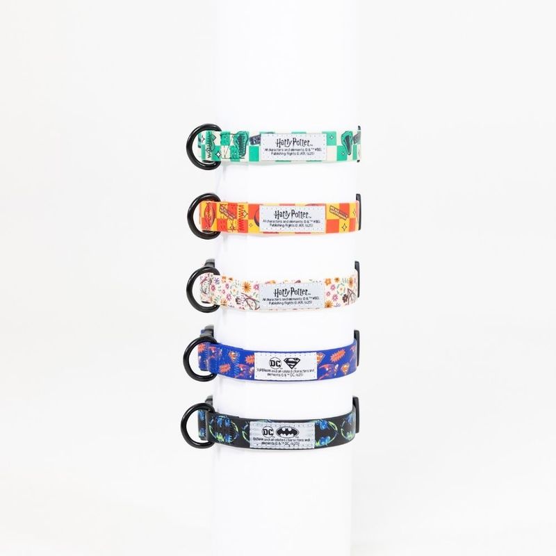 DC Superman Collar - Blue Size S: Neck Circumference 25 - 36 cm, Width 20mm