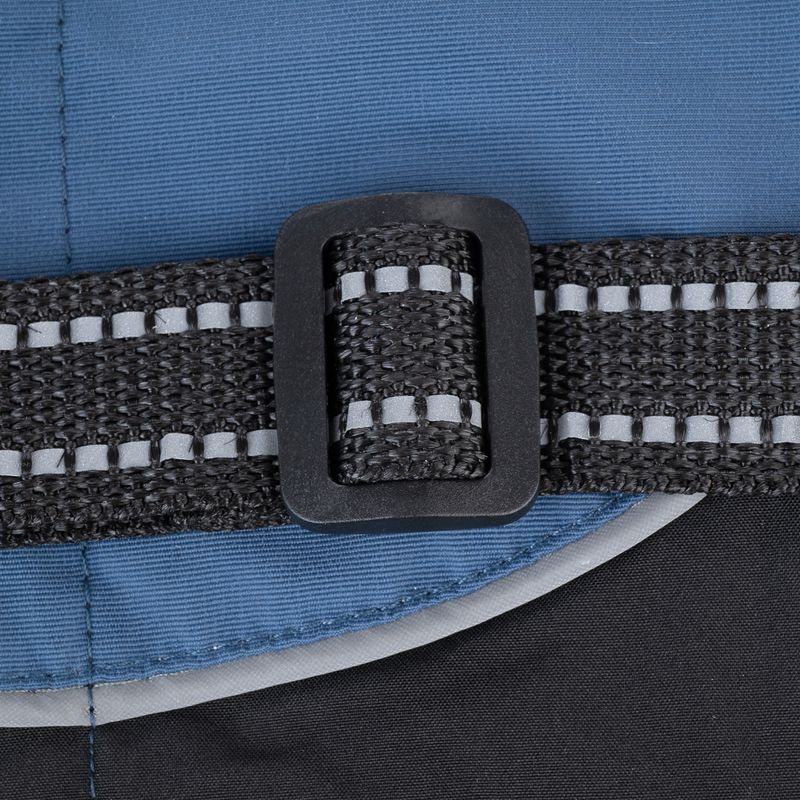 TIAKI Softshell Dog Coat - Steel approx. 30cm (Back Length)