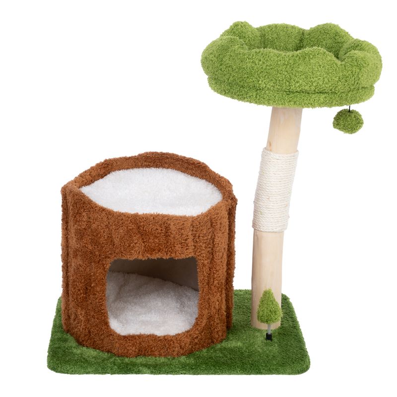 TIAKI Nature Maple Scratching Tree Green/Brown