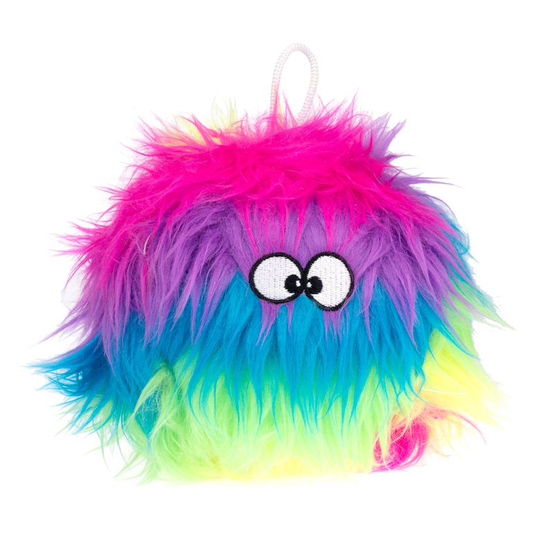 TIAKI Rainbow Squeaky Ball Dog Toy diameter 15cm