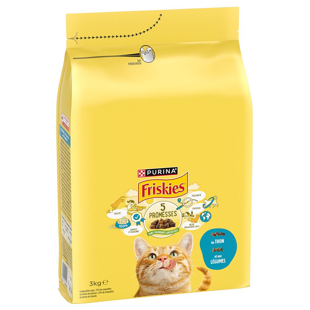 PURINA Friskies Adult Cat with Tuna & Vegetables 3kg