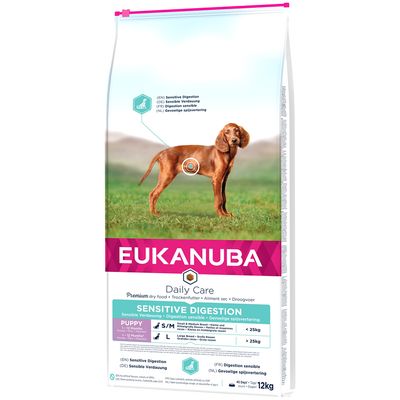 Eukanuba Daily Care Puppy Sensitive Digestion with Chicken & Turkey 12kg