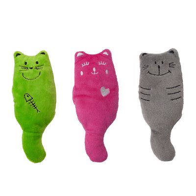 Aumüller Plush Cats Cat Pillows 3er Set