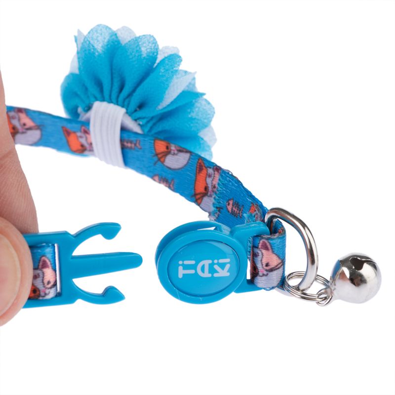 TIAKI Fishbone Cat Collar 20 - 30cm x 10mm (Neck Circumference x Width)