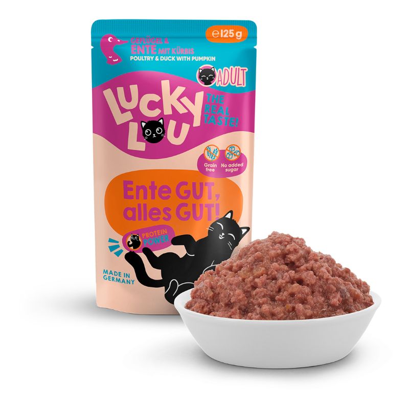 Lucky Lou Adult 16 x 125g Poultry