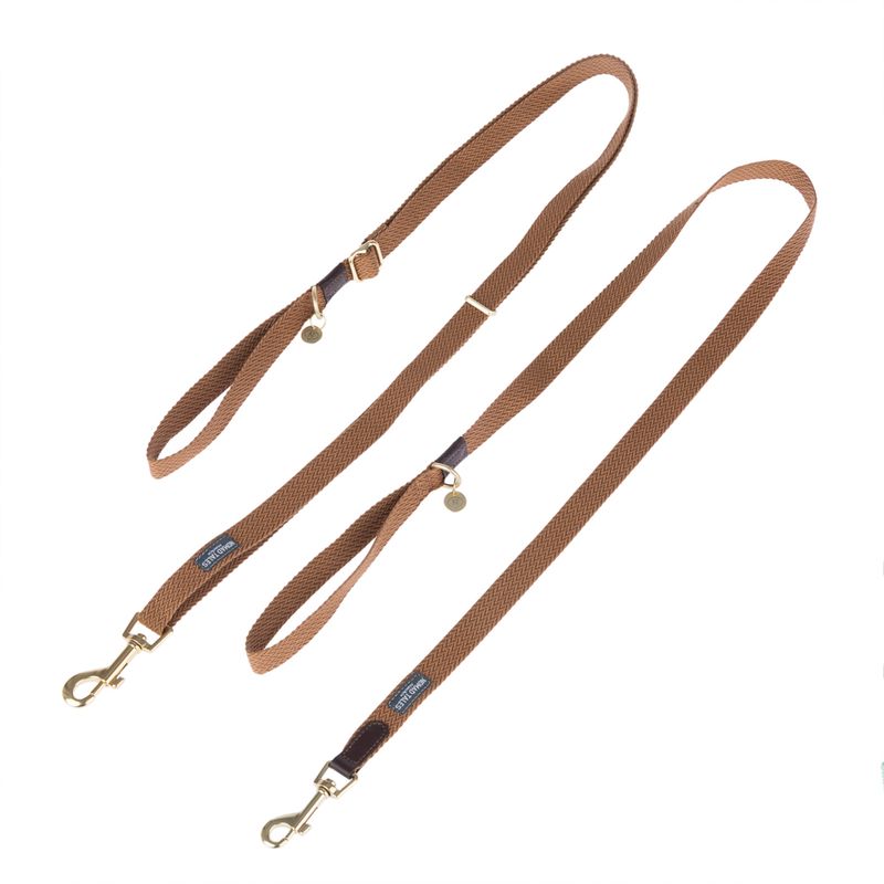 Nomad Tales Bloom Collar, caramel Size M: 40 - 46 neck circumference, W 32 mm