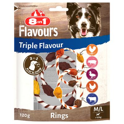 8in1 Triple Flavour Rings 120g