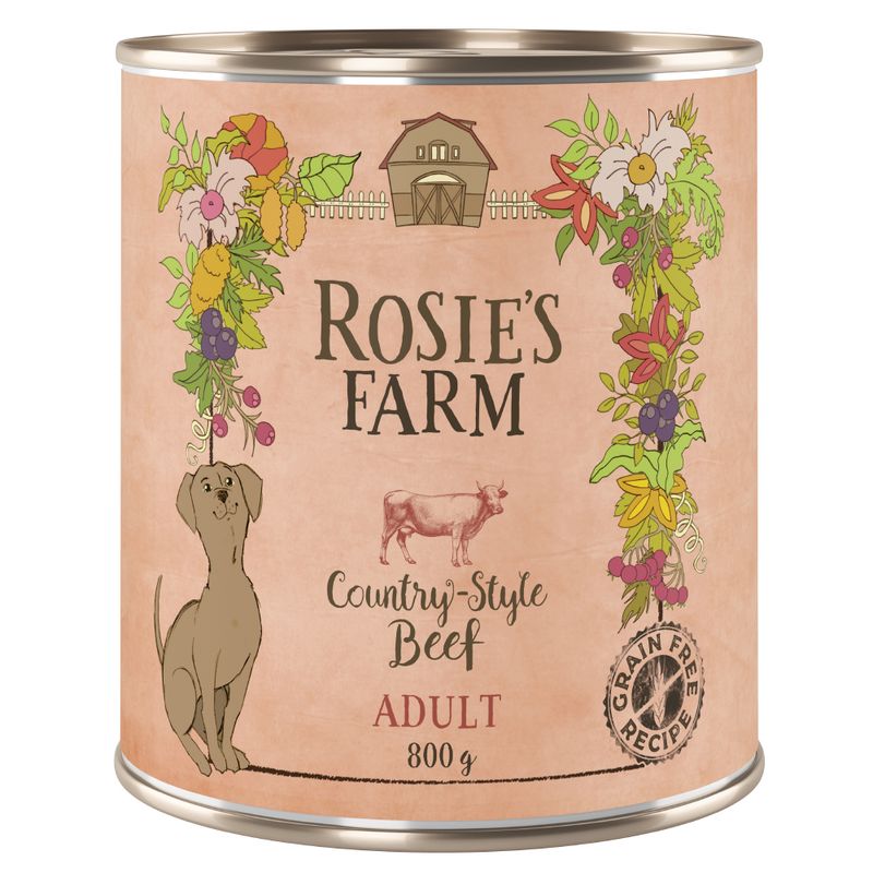 Rosie's Farm Adult Country-Style Beef 6 x 400g