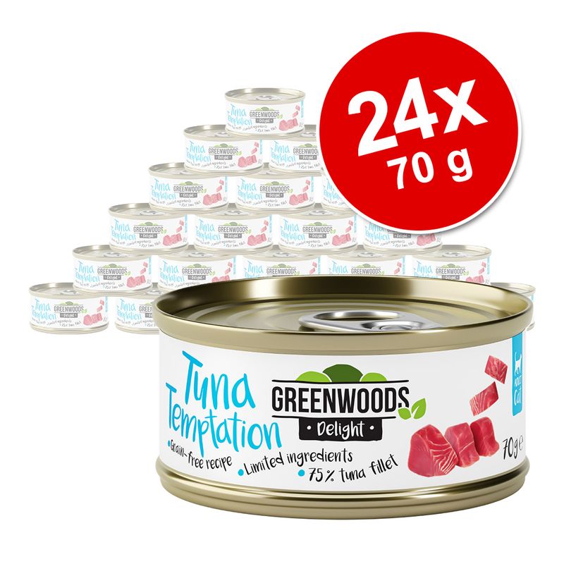 Greenwoods Delight Tuna Fillet 6 x 70g