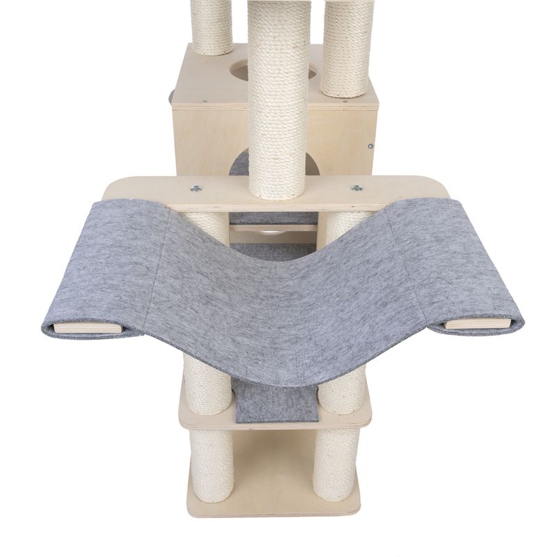 Modern Living Roca Cat Scratching Tree Light Grey