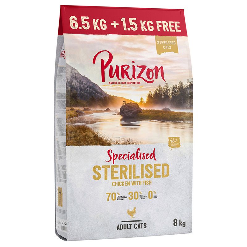 Purizon Adult Sterilised Grain-Free Chicken & Fish 150g