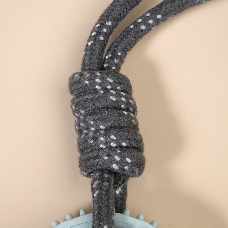 TIAKI Spiky Wheel Chew Toy with Rope approx. 30 x 9 x 4 cm (L x W x H)