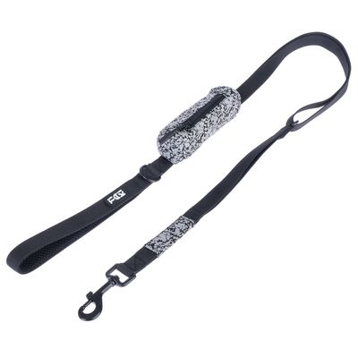 TIAKI Reflective Dog Lead with Poop Bag Holder 120 - 160 cm Length, 20mm Width