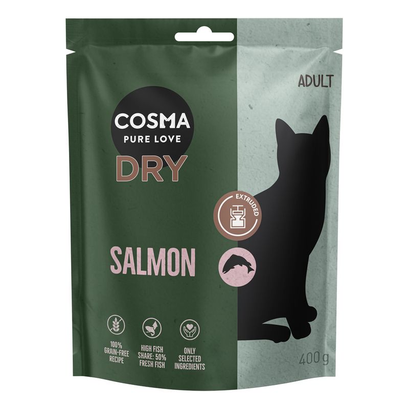 Cosma Extruded Salmon Dry Food 400g