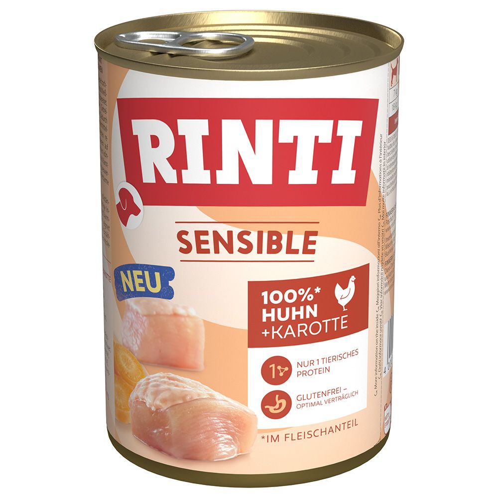 RINTI Sensible Saver Pack 24 x 400g Beef & Sweet Potato
