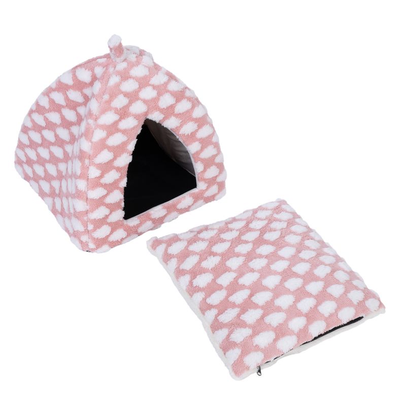 zooplus Basics Fluffy cat cave blue