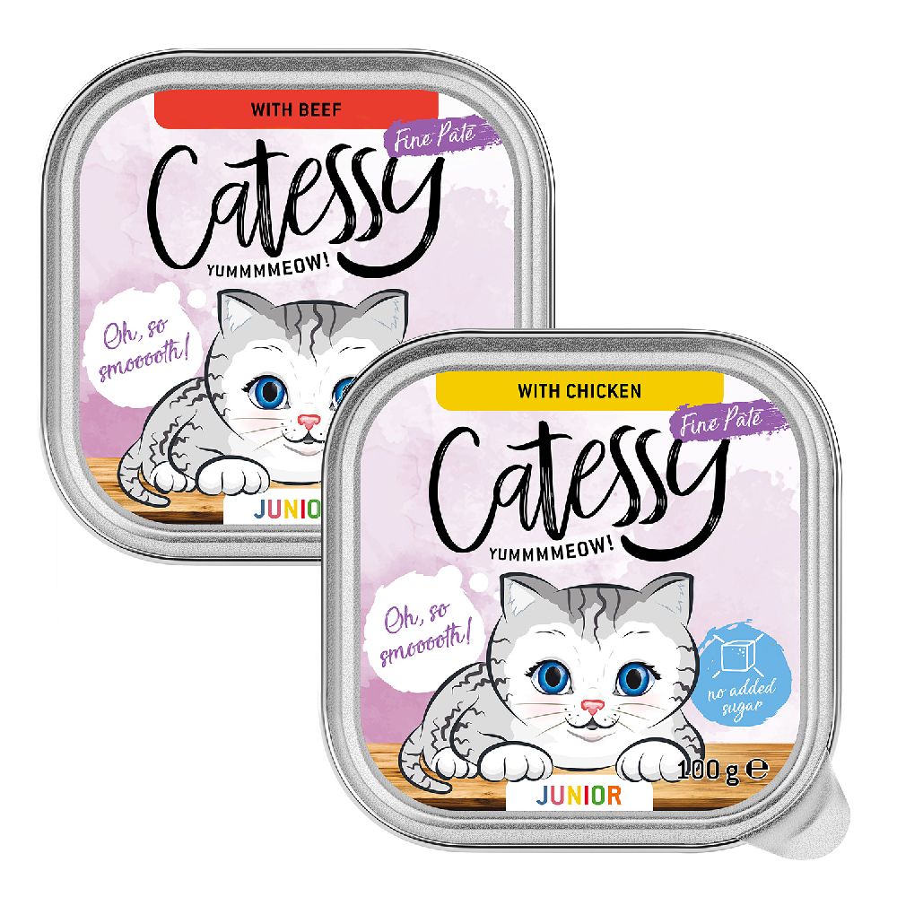 Catessy Junior-Paté Mixed Pack 16 x 100g