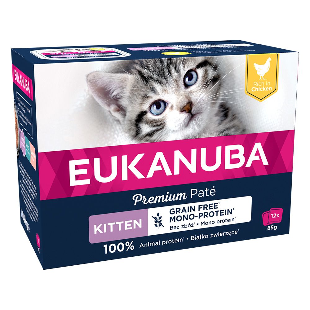 Eukanuba Grain Free Kitten - Chicken 12 x 85g