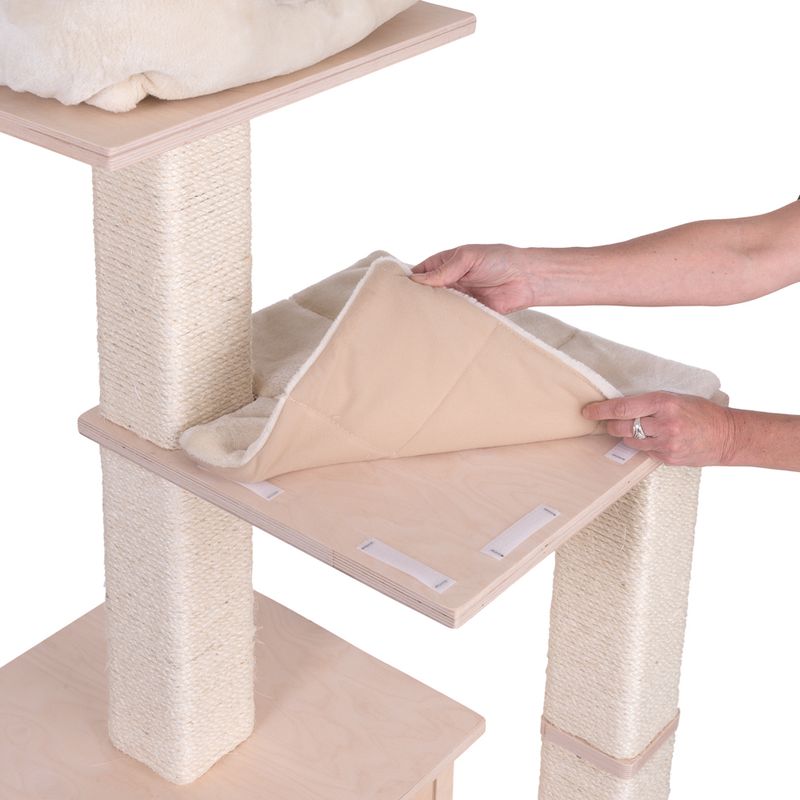 Natural Paradise Scratching Tree - Orchid Vanda L Cream