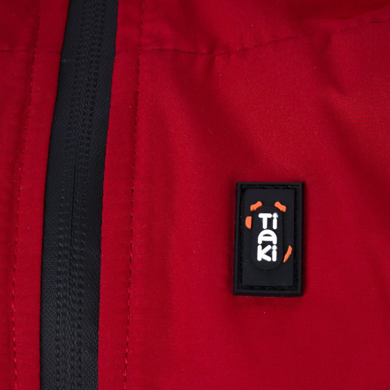 TIAKI Arkon Dog Coat with Harness - Red approx. 35cm (Back Length)
