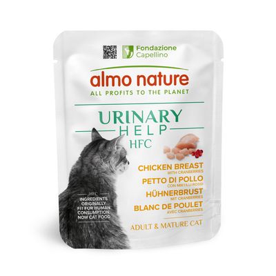 Almo Nature HFC Urinary Help 6 x 50g Chicken Breast with Cranberries