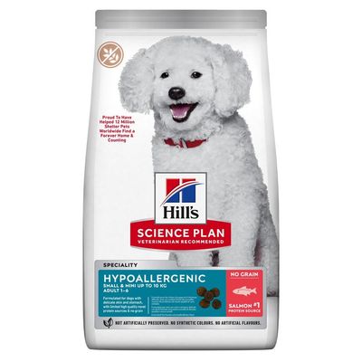 Hill's Science Plan Adult 1+ Hypoallergenic Small & Mini Salmon 1.5kg