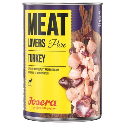 Josera Meatlovers Pure Saver Pack 12 x 400g Beef