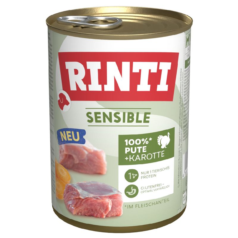 RINTI Sensible 6 x 400g Lamb & Rice