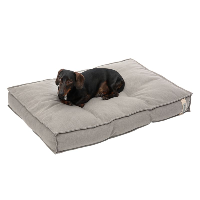 Hamilton ecoLIFE Dog Bed Grey 90 x 62 x 12 cm (L x W x H)