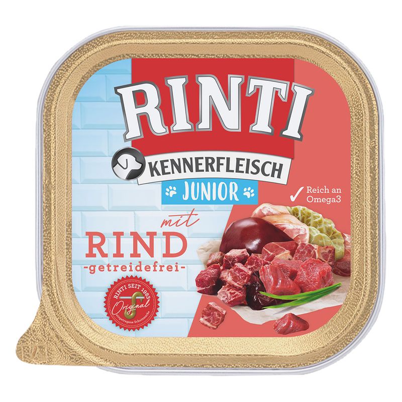 RINTI Kennerfleisch Junior Saver Pack 18 x 300g Chicken