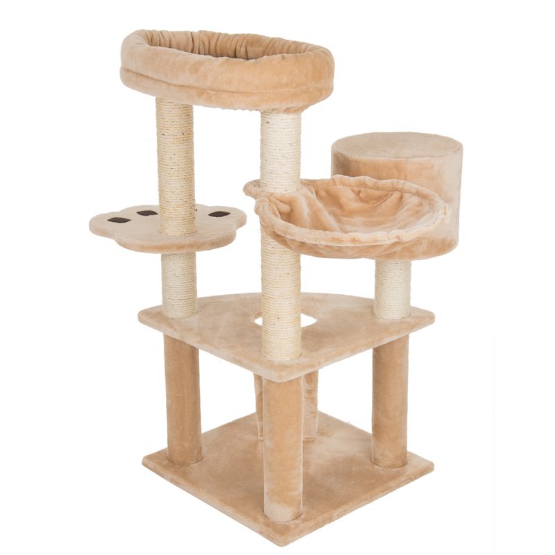 Bear's Den Cat Tree Light Grey
