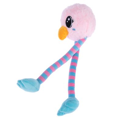 TIAKI Pink Chicken Long-Legs Dog Toy 30cm