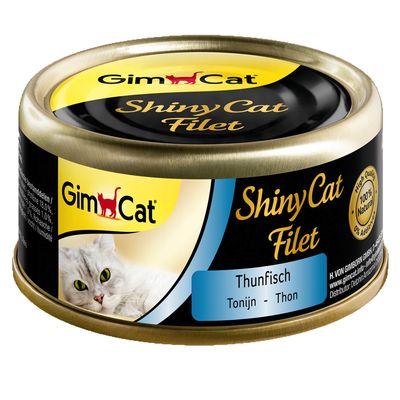 GimCat ShinyCat Cans 6 x 70g Tuna & Anchovies