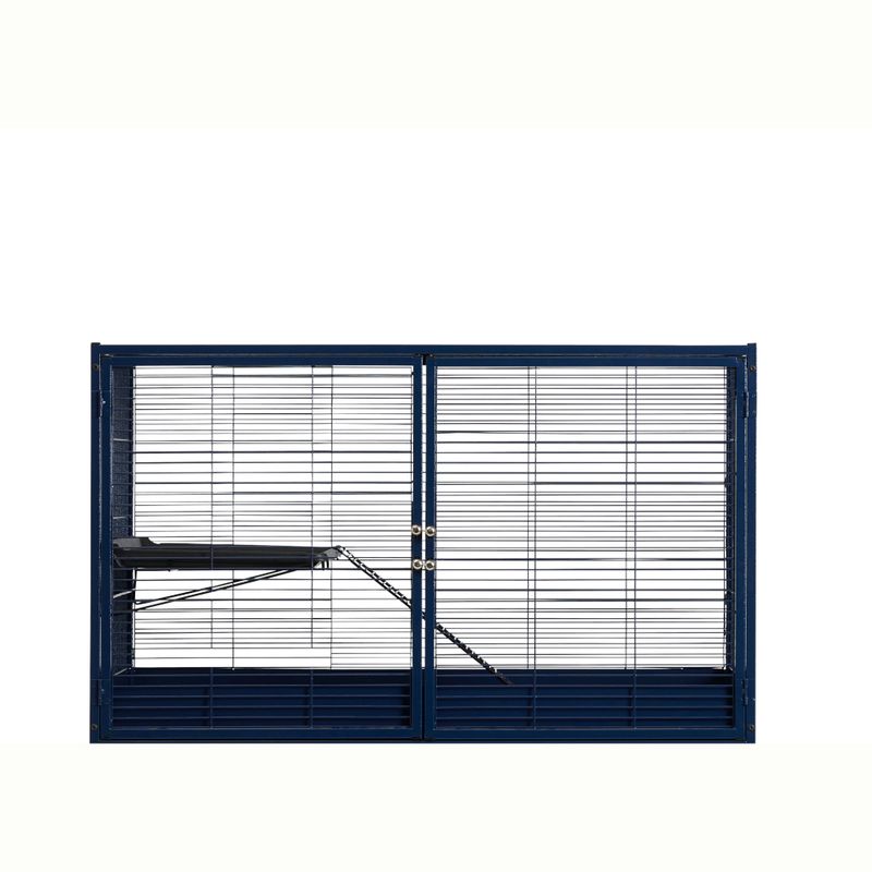Savic Royal Suite 100 - Navy Blue Main Cage: 99.8 x 63.2 x 99cm (L x W x H)