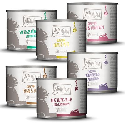 Mixed pack MjAMjAM 6 x 200 g Mixed Pack 2 (6 varieties)