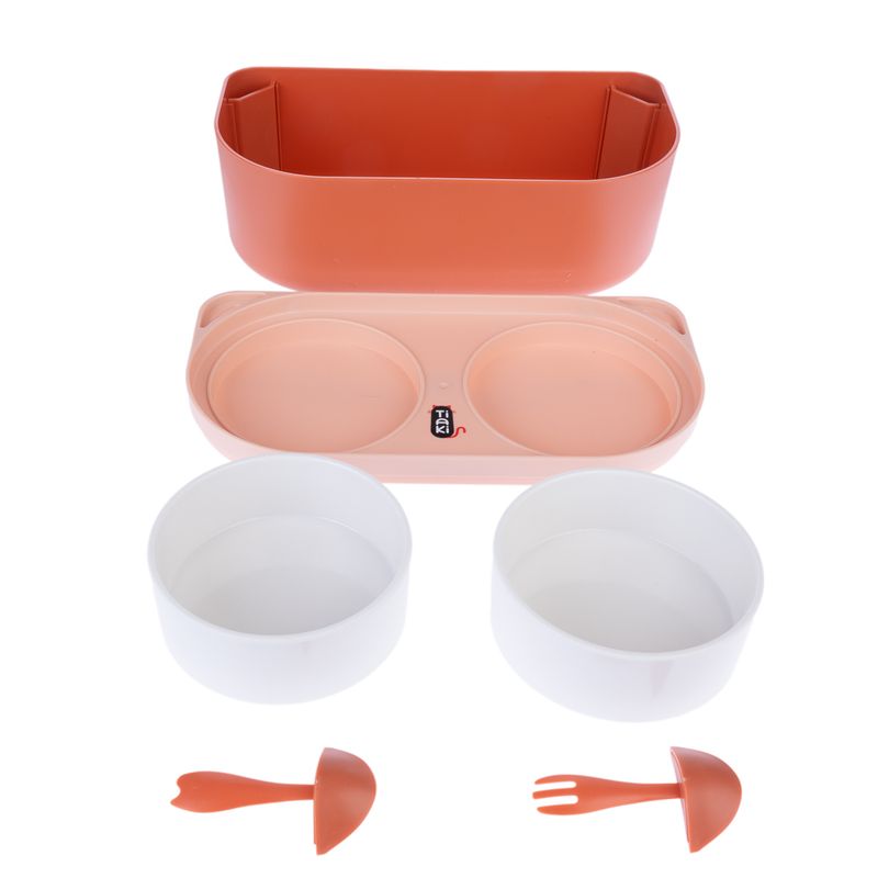 TIAKI Double Bowl with Food Container 2 x 420ml