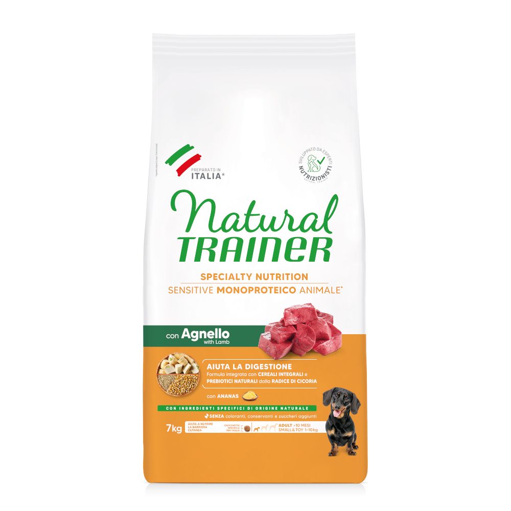 Natural Trainer Sensitive Adult Small & Toy with Lamb 7 kg