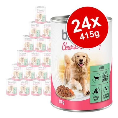 Briantos Chunks in Gravy Saver Pack 24 x 415g Salmon & Carrots