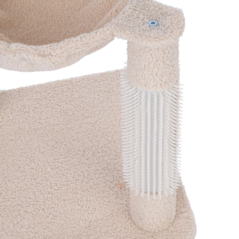TIAKI Shearly Scratching Post with Hammock Beige