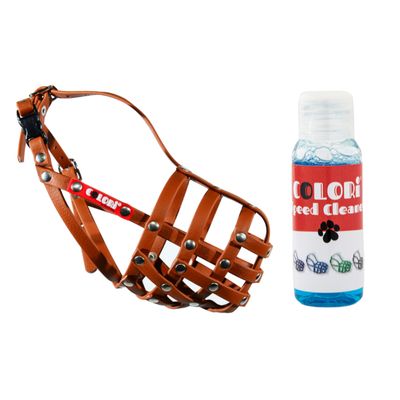 COLORI® Shepherd Dog Muzzle M - Light Brown Size 5