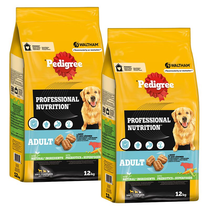 Pedigree Professional Nutrition Adult Beef & Vegetables 12kg