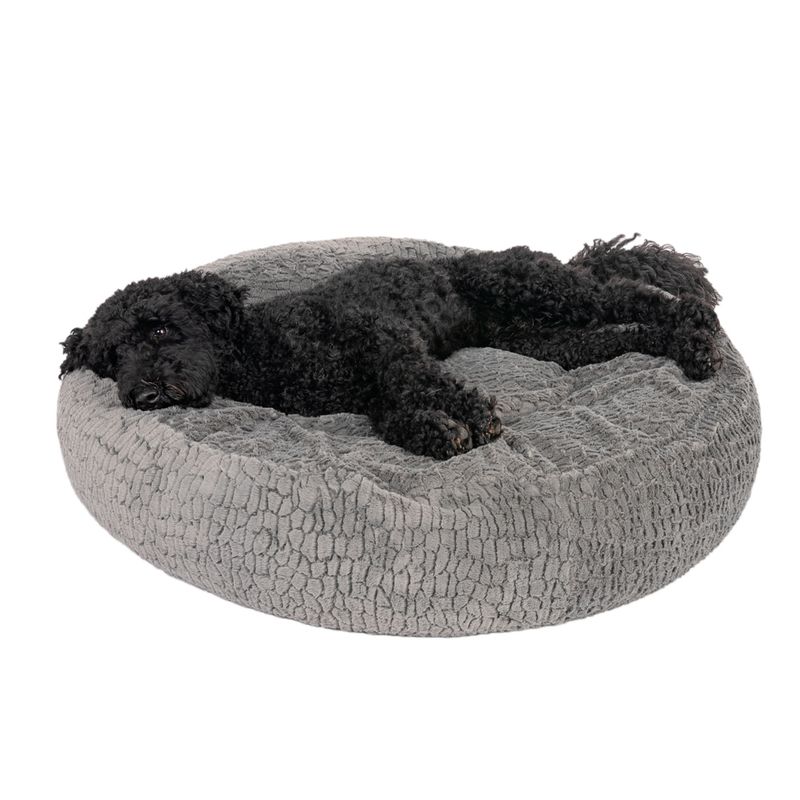 Flocke Dog Bed Grey Replacement Cover (90cm diameter)