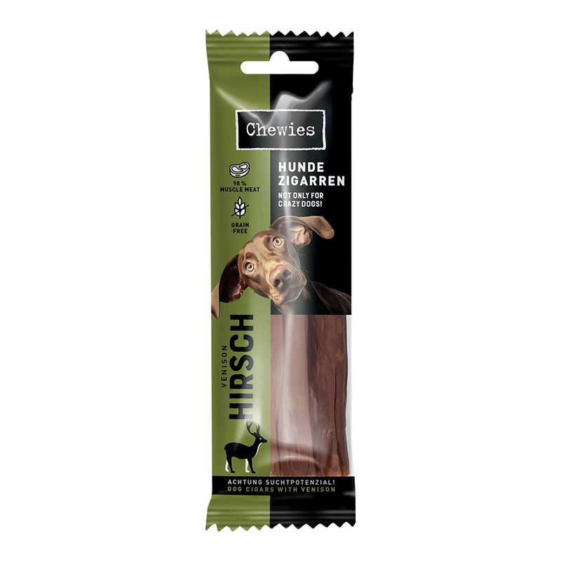 Chewies Dog Cigars Ostrich & Berries (75g)